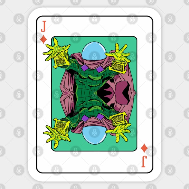 Mysterio Card Sticker by Milasneeze